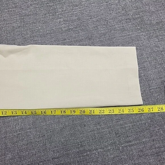 Hilary Radley Womens Pull On Ankle Pants with Pockets Small Size Light Sand - Picture 4 of 9